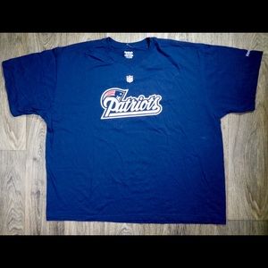 Mens Reebok New England Patriots Blue Shirt XXL